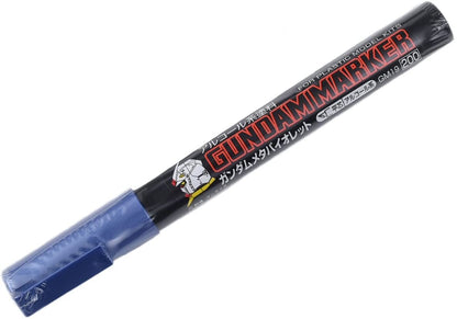 GSI Mr.Hobby GM19 200 Gundam Marker Metallic Violet Angled Flat Edge Tip GSI Creos Mr. Hobby 3.25 OEShop