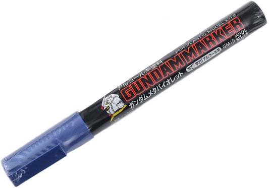 GSI Mr.Hobby GM19 200 Gundam Marker Metallic Violet Angled Flat Edge Tip GSI Creos Mr. Hobby 3.25 OEShop