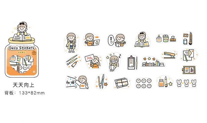 Infeel.Me A Beautiful Day Stickers (40 pieces)