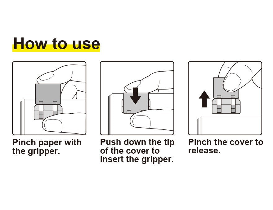 Tohkin Slide Clip Smart Clip Silver LL ( 3pcs pack ) Tohkin 2.49 OEShop