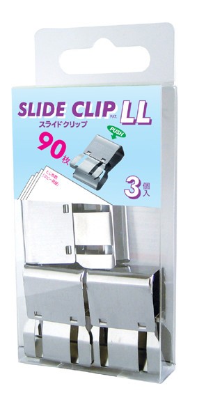 Tohkin Slide Clip Smart Clip Silver LL ( 3pcs pack ) Tohkin 2.49 OEShop