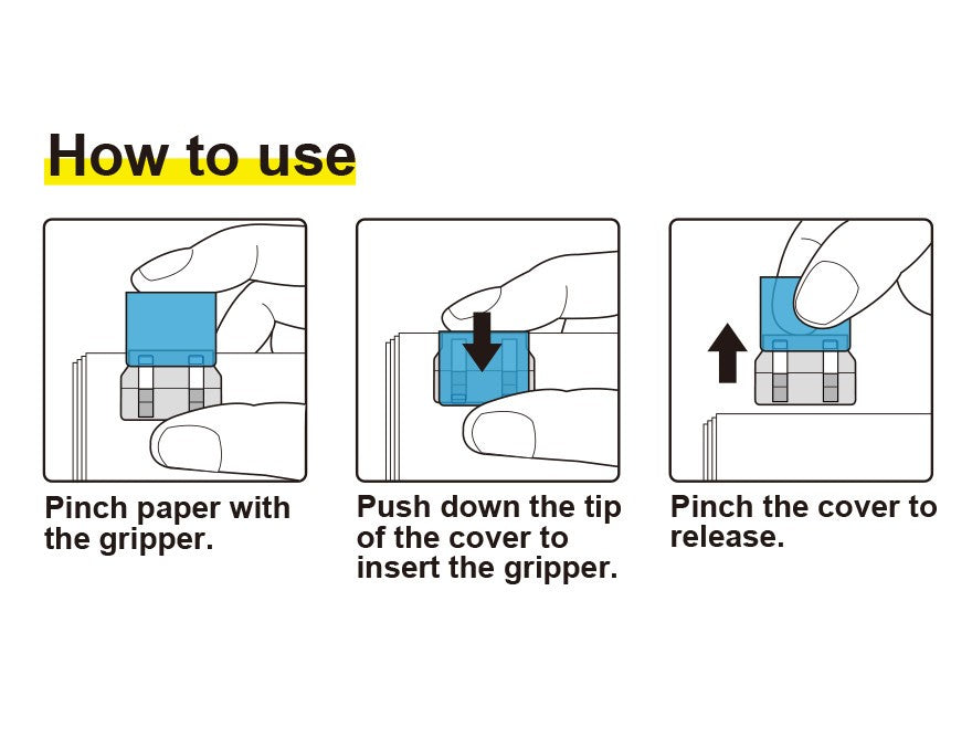 Tohkin Magnetic Slide Clip Smart Clip Clear L (4 pcs pack) SCC-LMG4M Tohkin 4.99 OEShop