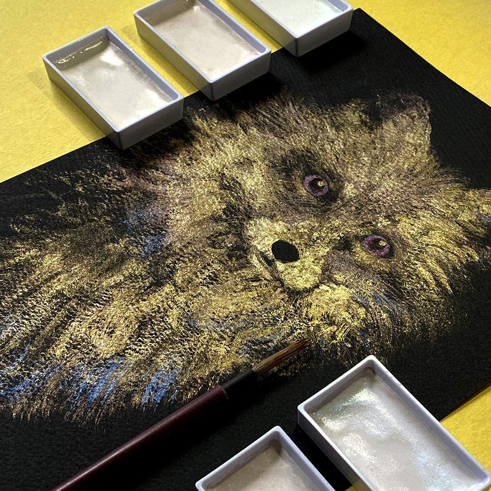 Kuretake Gansai Tambi Pigments Opal Colors 6 Paints Set MC20OC/6V Kuretake 13.98 OEShop