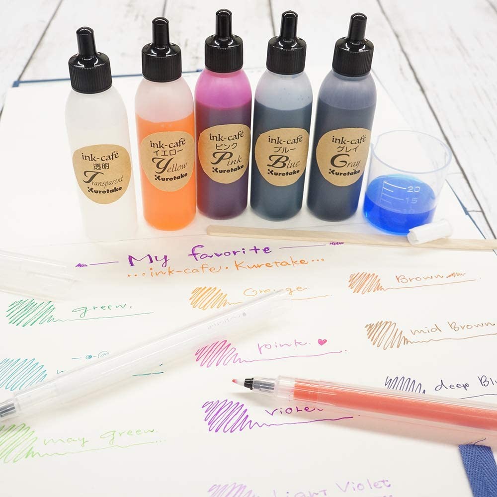 Kuretake Stationery Awards Ink Cafe Enjoy At Home My Color Ink Making Kit 5 Colors Kuretake 31.99 OEShop