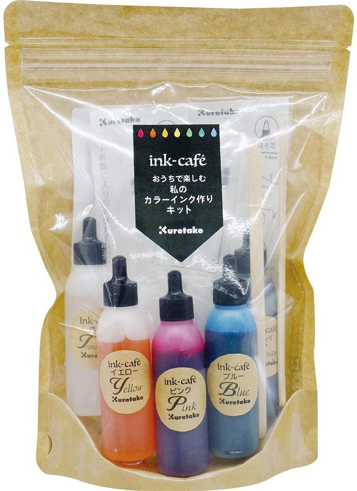 Kuretake Stationery Awards Ink Cafe Enjoy At Home My Color Ink Making Kit 5 Colors Kuretake 31.99 OEShop