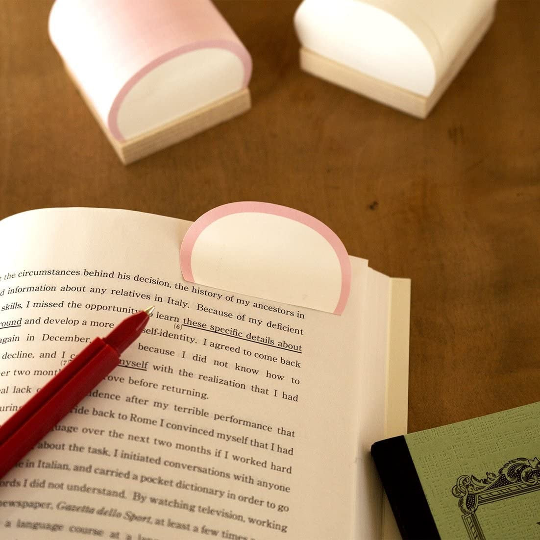 GEO design Kamiboko Sticky Notes with Board red GEO design 7.39 OEShop