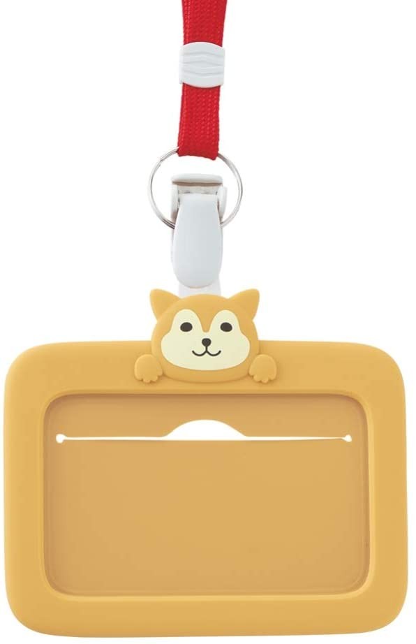 LIHIT LAB SMARTFIT Punilabo ID Card Holder Shiba Dog A7804-2 LIHIT LAB. 10.25 OEShop