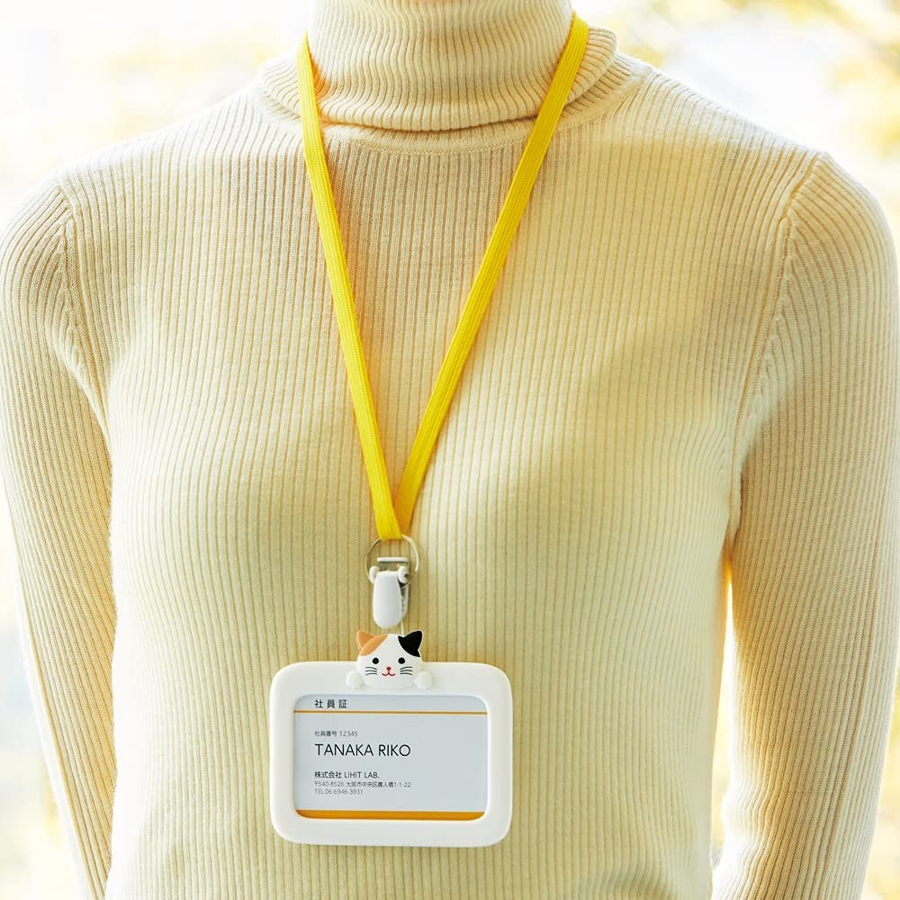 LIHIT LAB SMARTFIT Punilabo ID Card Holder Chick A7804-17 LIHIT LAB. 10.25 OEShop