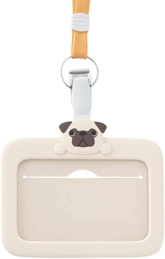 LIHIT LAB SMARTFIT Punilabo ID Card Holder Pug A7804-18 LIHIT LAB. 10.25 OEShop