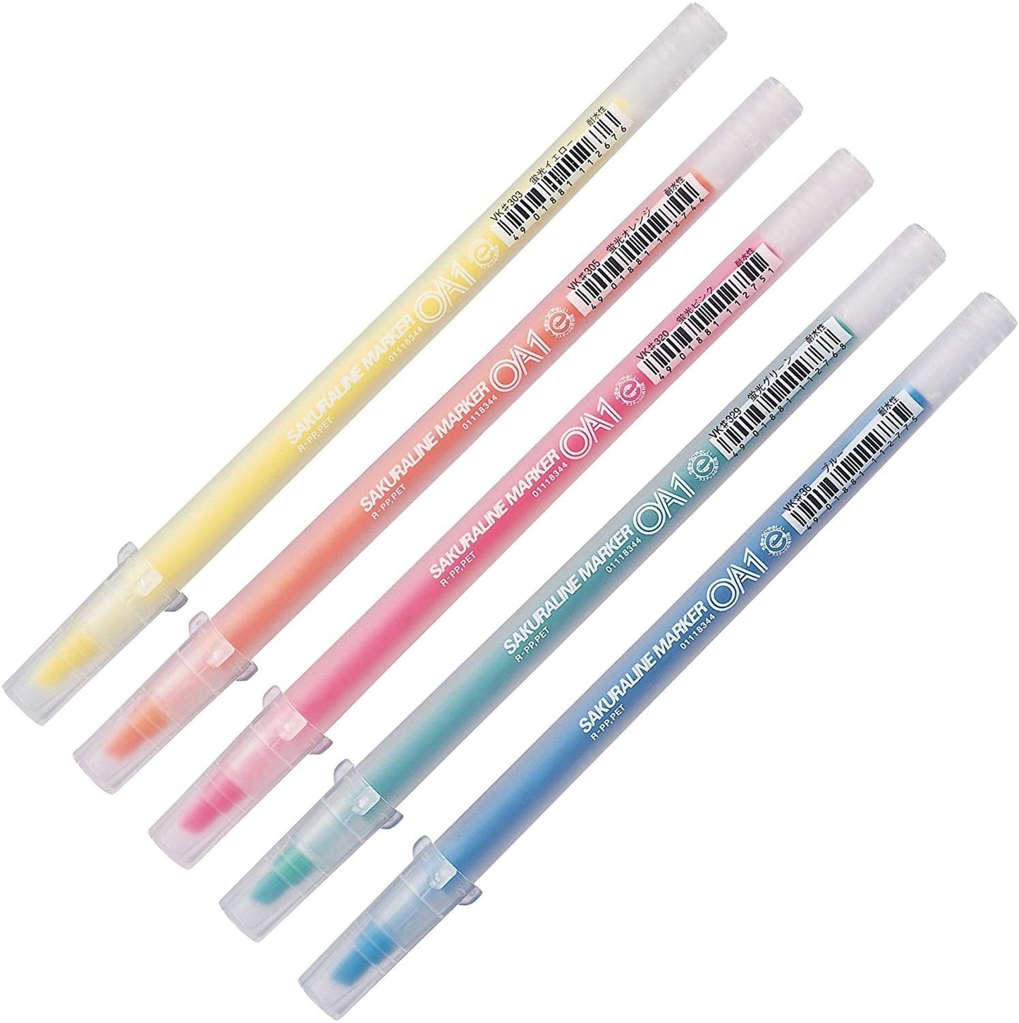 Sakura Craypas Highlighter Line Marker 5 Colors Set VK-5 SAKURA 4.99 OEShop