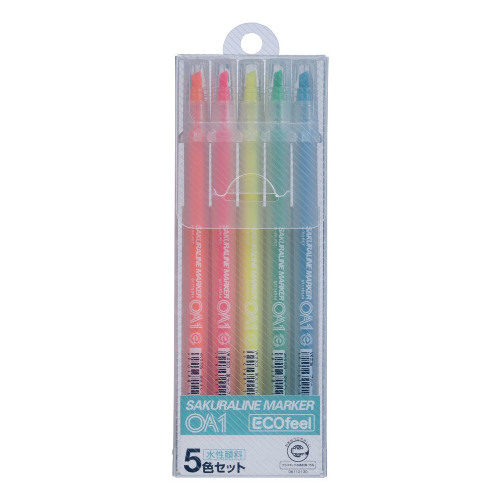 Sakura Craypas Highlighter Line Marker 5 Colors Set VK-5 SAKURA 4.99 OEShop