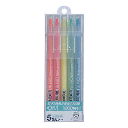 Sakura Craypas Highlighter Line Marker 5 Colors Set VK-5 SAKURA 4.99 OEShop