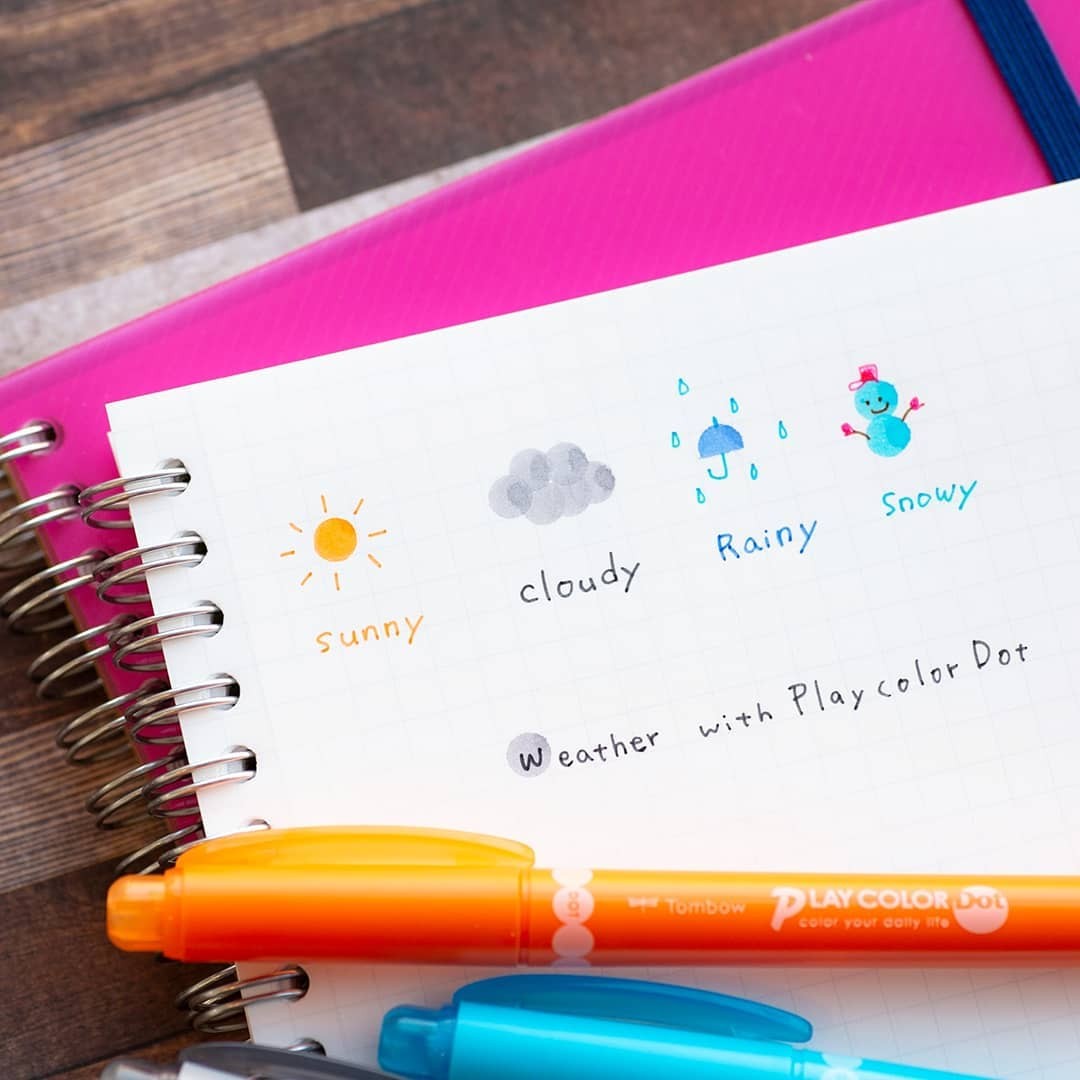 Tombow PLAY COLOR Dot Double Sided Drawing Pens 3-Color Set - GCE-311A Tombow 5.99 OEShop