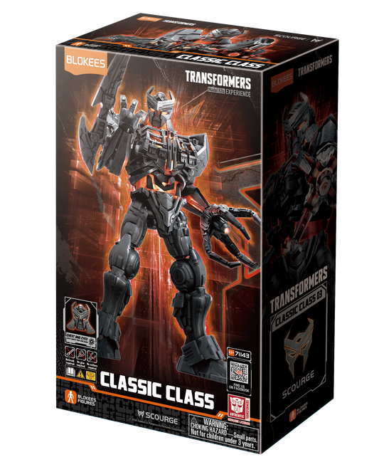 Blokees Transformers Classic Class 03 Scourge Action Figure Model Kit