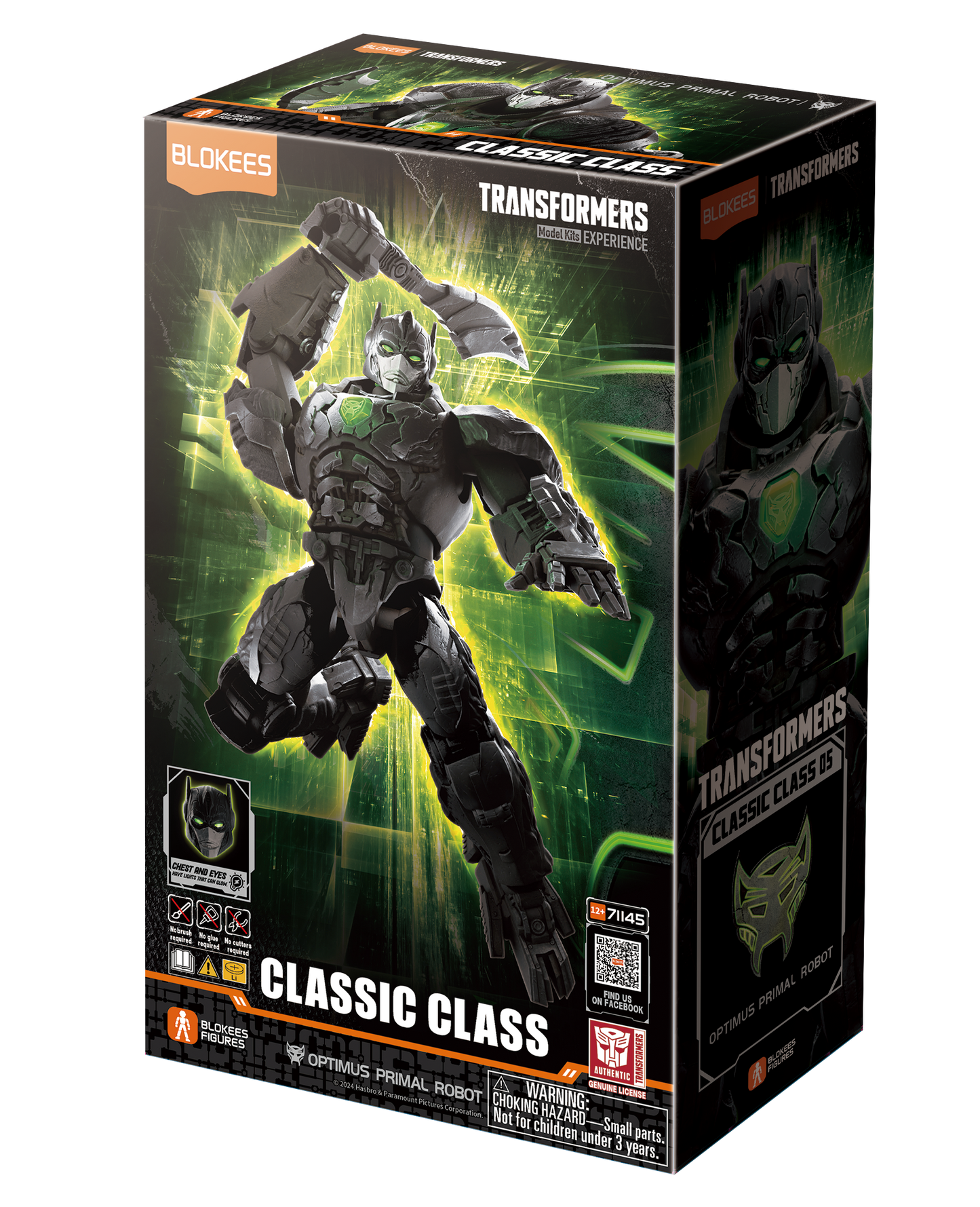 Blokees Transformers Classic Class 05 Optimus Primal Robot Action Figure Model Kit