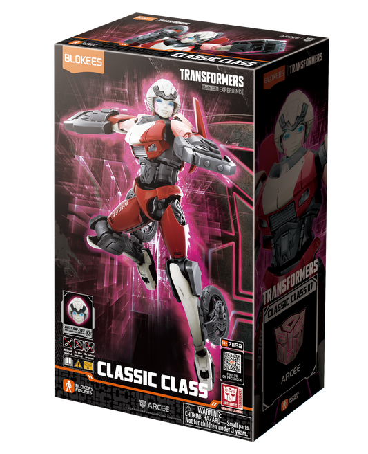 Blokees Transformers Classic Class 07 Arcee Action Figure Model Kit