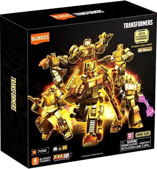 Blokees Transformers Yearly Version 02 Golden Lagoon Defence Action Figure Model Kit