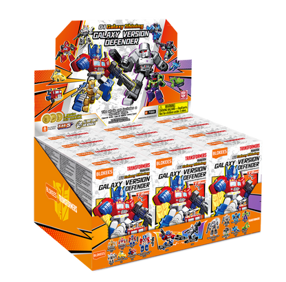 Blokees Transformers Galaxy Version Defender 01 Galaxy Shining Model Kits Figure Blind Box