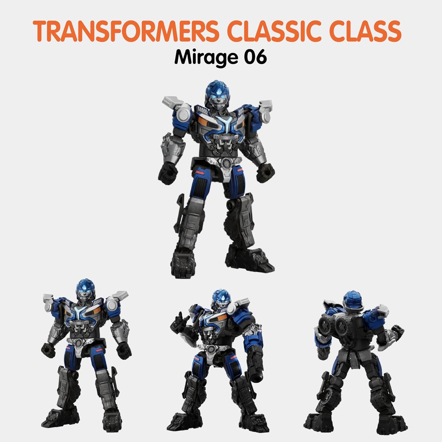 Blokees Transformers Classic Class 06 Mirage Action Figure Model Kit