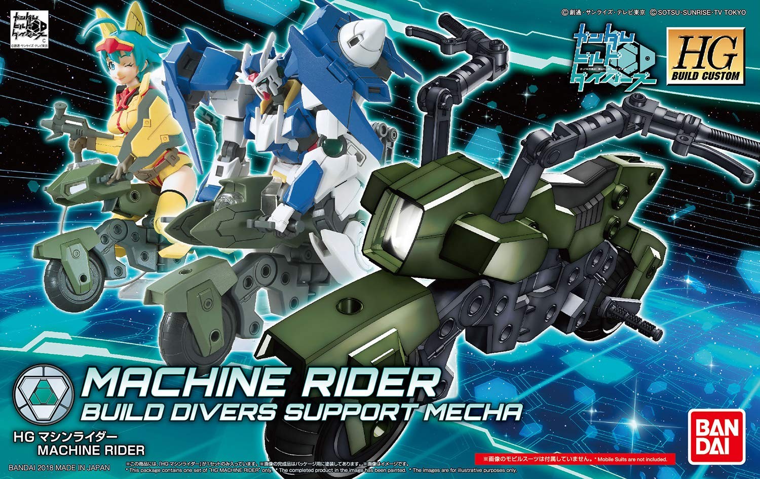 HGBC Gundam Machine Rider by Bandai Bandai 14.98 OEShop