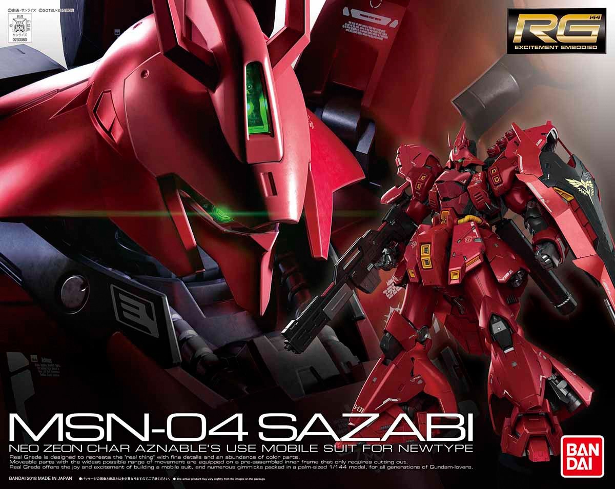 1/144 RG 29 MSN-04 Sazabi Bandai 49.97 OEShop