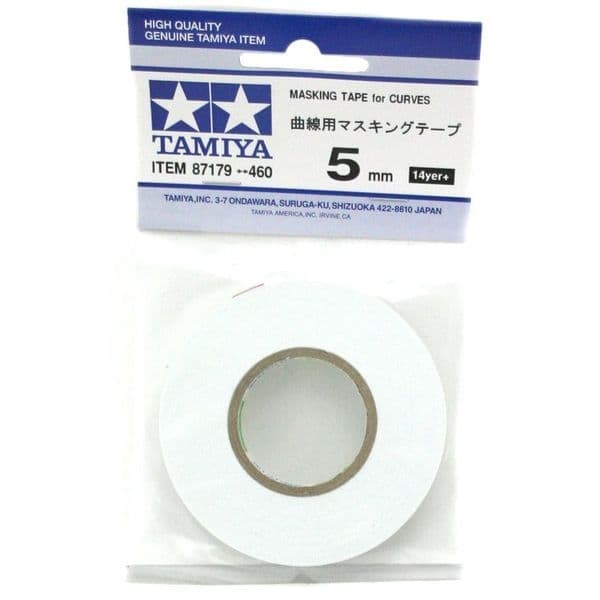 TAMIYA 87179 MASKING TAPE for CURVES 5MM WIDTH 20M LENGTH Tamiya 4.50 OEShop