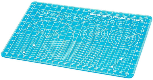 Tamiya 74142 Cutting Mat DIN A5 / Blue 150 x 220 mm Model Making Accessories Tamiya 8.50 OEShop