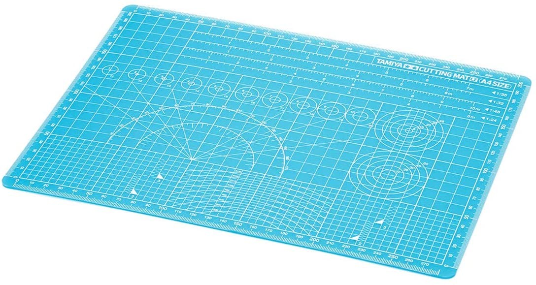 Tamiya 74149 Cutting Mat DIN A4 / Blue 220 X 300 mm Model Making Accessories Tamiya 12.50 OEShop