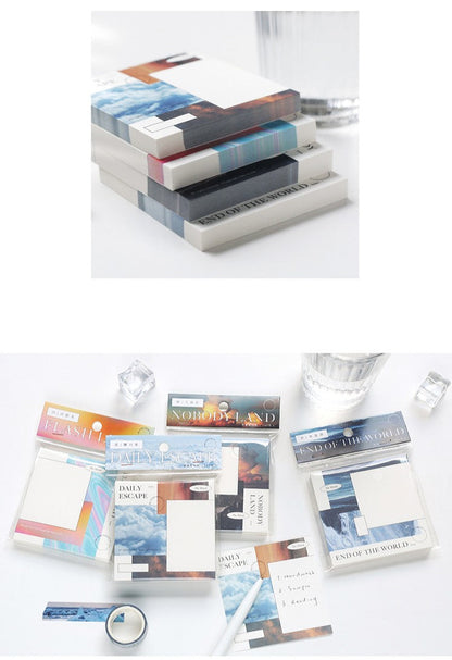 Card Lover Memo Notes Japanese style Set of 4 OEShop 5.99 OEShop