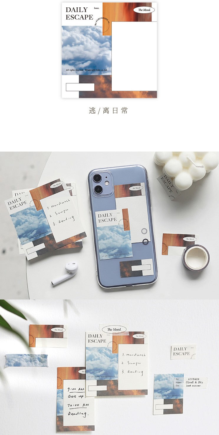 Card Lover Memo Notes Japanese style Set of 4 OEShop 5.99 OEShop