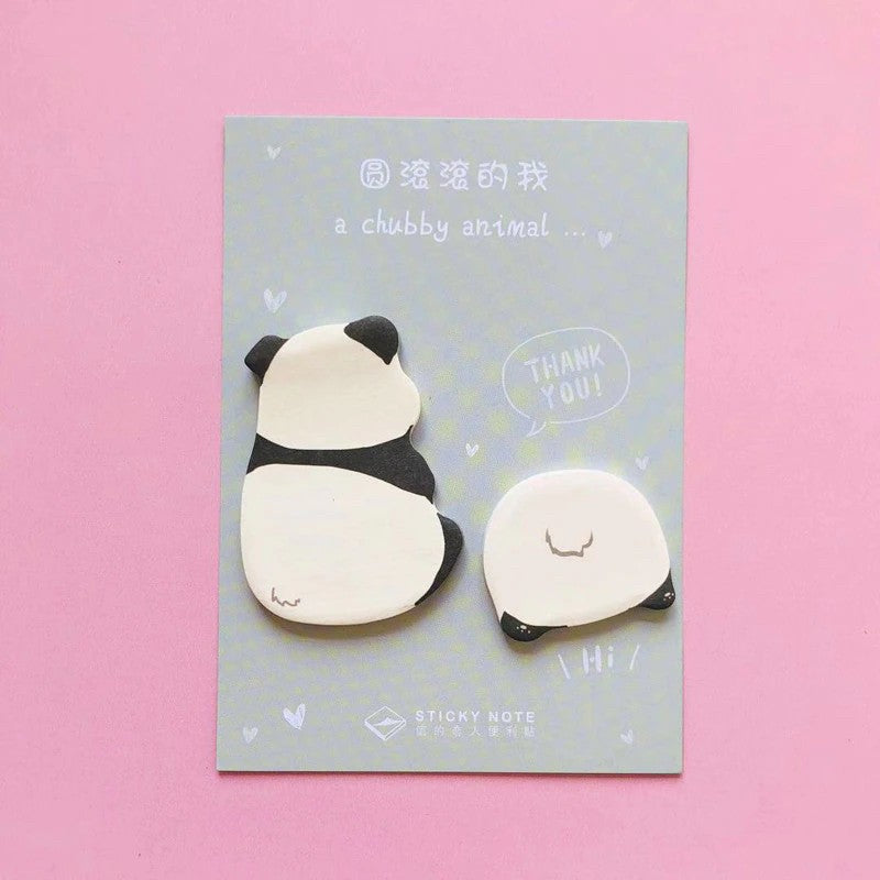 Card Lover Sticky Notes A Chubby Animal Set Of 4 OEShop 3.99 OEShop
