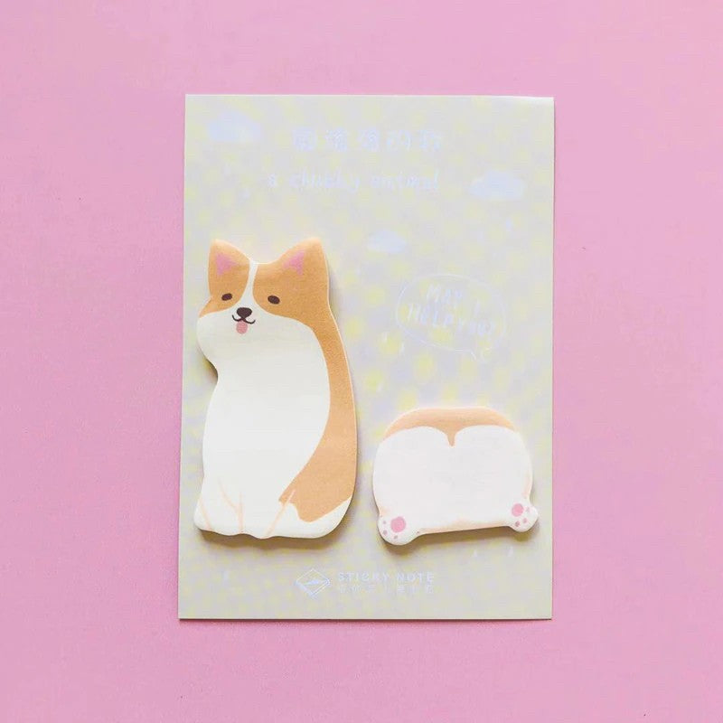 Card Lover Sticky Notes A Chubby Animal Set Of 4 OEShop 3.99 OEShop