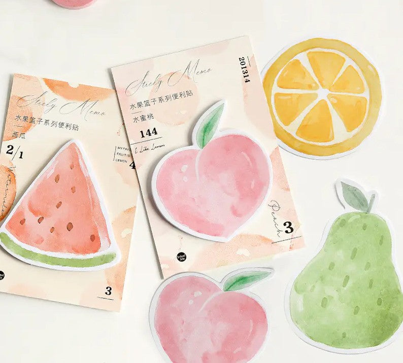 Infeel.Me Sticky Notes Fruit Basket Set Of 4 OEShop 3.99 OEShop