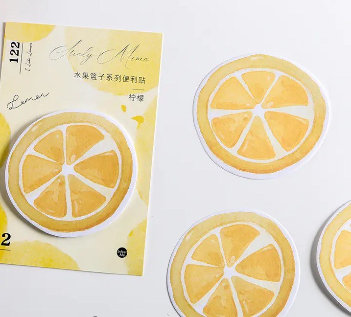 Infeel.Me Sticky Notes Fruit Basket Set Of 4 OEShop 3.99 OEShop
