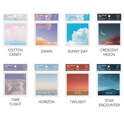 Note For Memo Notes That Dream Land Series Set of 8 OEShop 14.98 OEShop