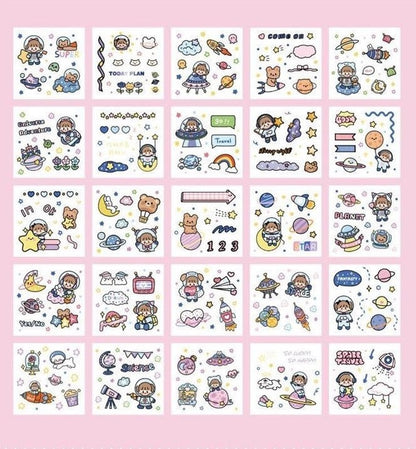 Paper Dyeing Sticker Gift Box Big Adventure 100 sheets Washi Paper no repeated OEShop 8.99 OEShop