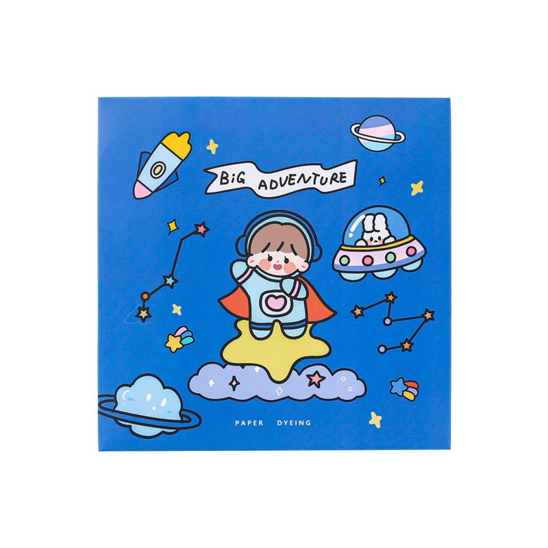 Paper Dyeing Sticker Gift Box Big Adventure 100 sheets Washi Paper no repeated OEShop 8.99 OEShop