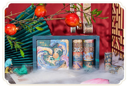 Miss Time Surprise Gift Box (Washi Tape and Sticker) Dunhuang Crane Deer Water Stream OEShop 8.99 OEShop