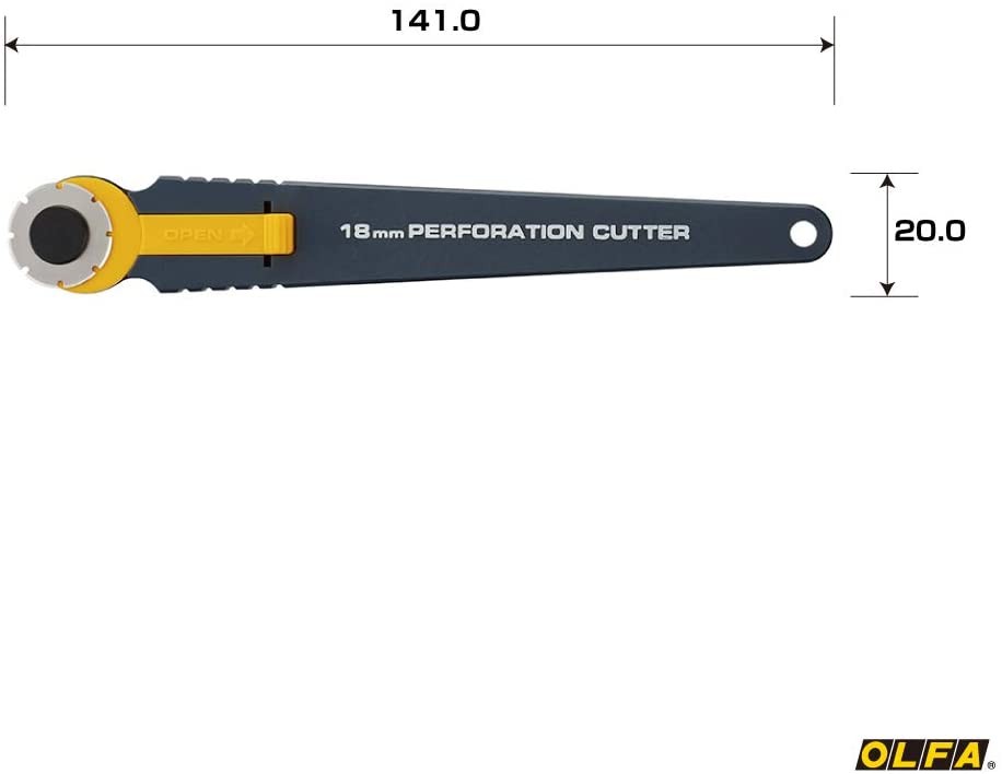 OLFA 18mm Perforation Rotary Cutter 173B OLFA 9.99 OEShop