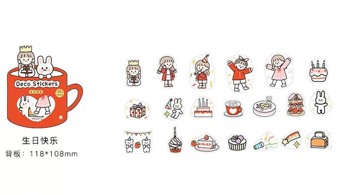 Infeel.Me A Beautiful Day Stickers (40 pieces)