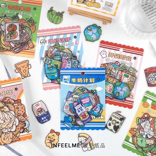 Infeel.Me 24/7 Mini Mart Stickers (40 pieces)