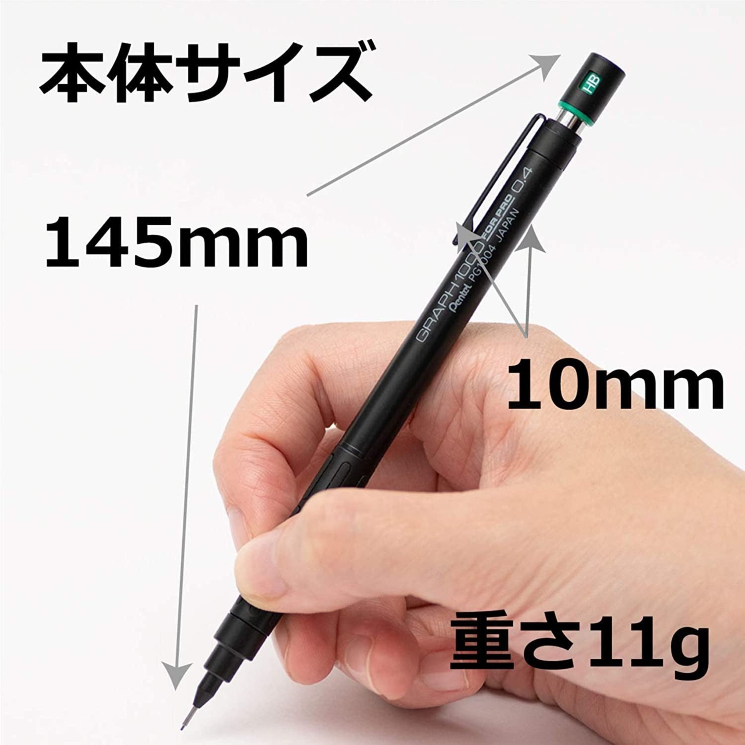 Pentel Graph 1000 for Pro 0.4mm HB Mechanical Pencil PG1004 Pentel 10.99 OEShop