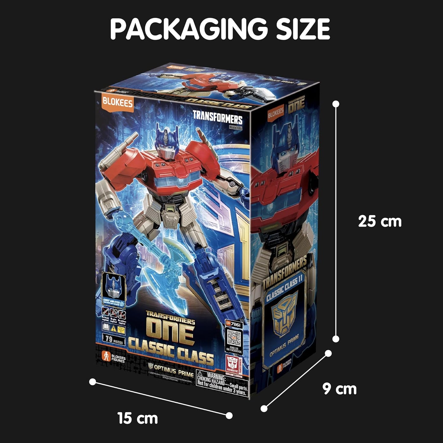 Blokees Transformers Classic Class 11 - Transformers Optimus Prime (ONE Movie) Action Figure Model Kit
