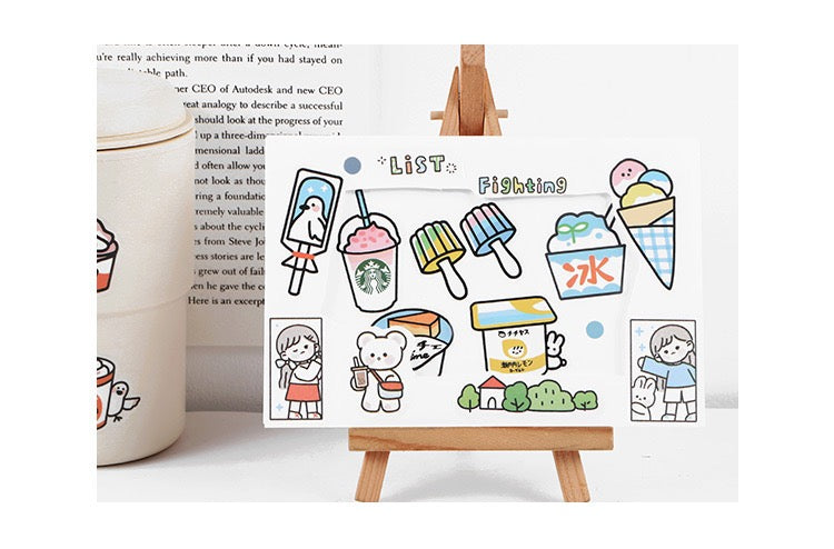 Infeel.Me Share the deliciousness with you Stickers (40 pieces)