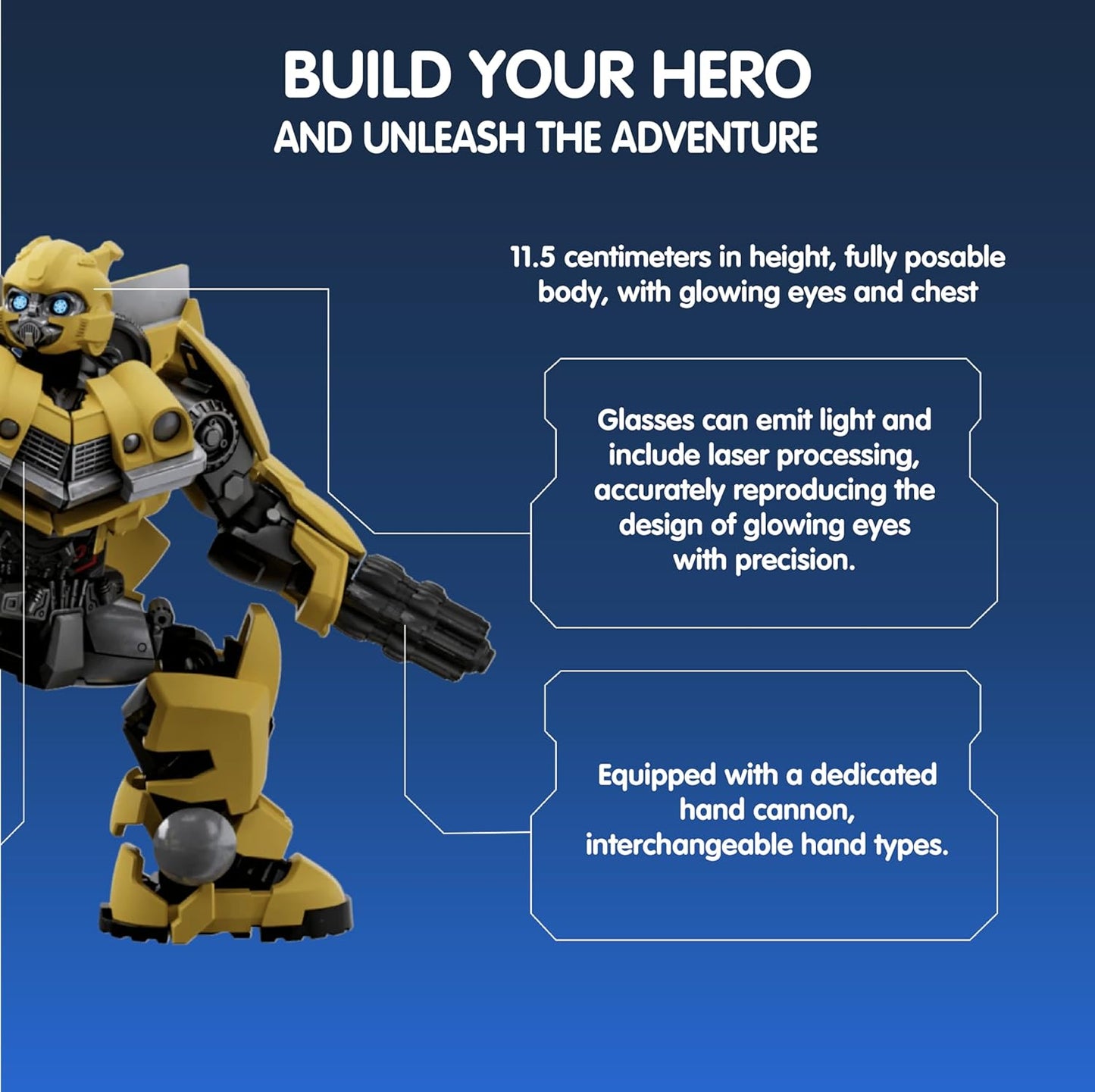 Blokees Transformers Classic Class 02 Bumblebee Action Figure Model Kit