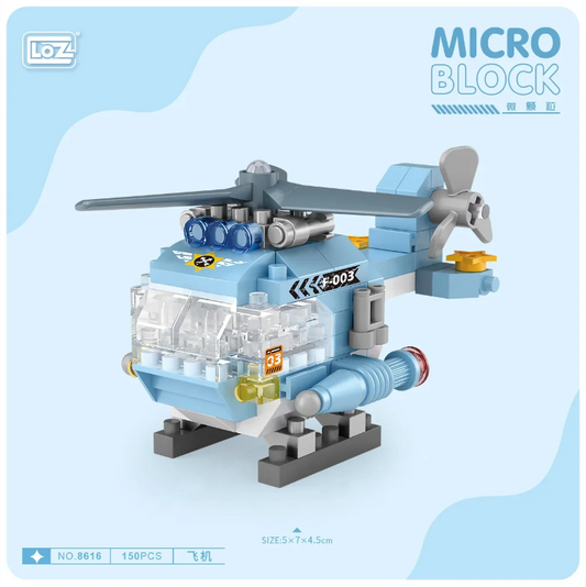 LOZ Micro Block 8616 Plane - 150 Pcs Model Bricks Building Blocks