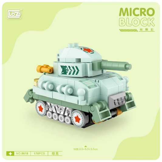 LOZ Micro Block 8618 Tank - 170 Pcs Model Bricks Building Blocks