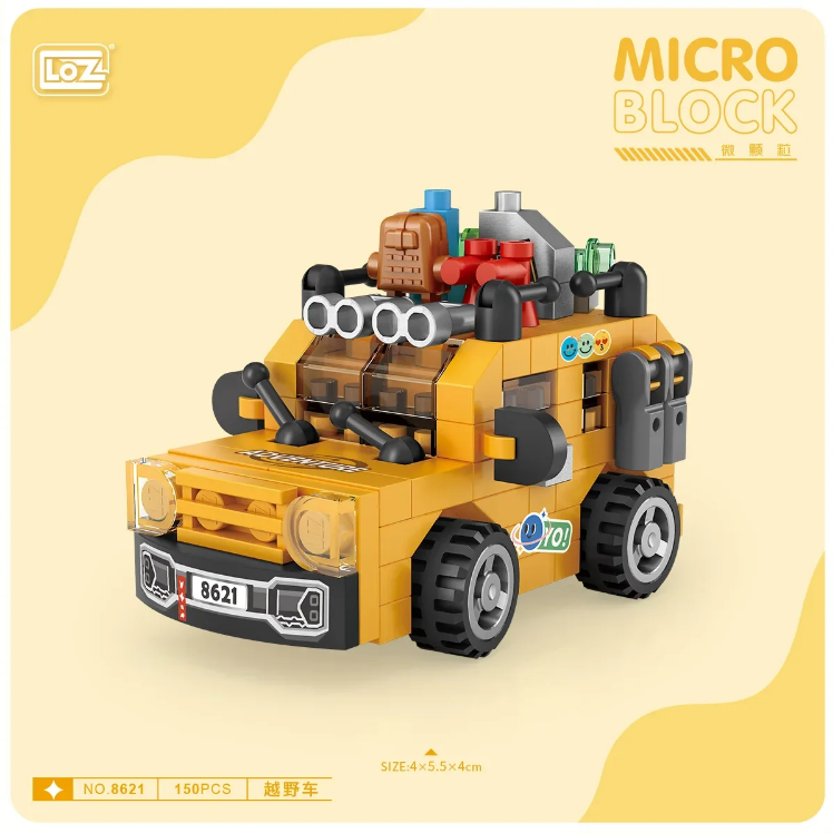 LOZ Micro Block 8621 SUV - 150 Pcs Model Bricks Building Blocks
