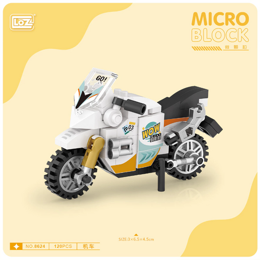 LOZ Micro Block 8624 Motorcycles - 120 Pcs Model Bricks Building Blocks