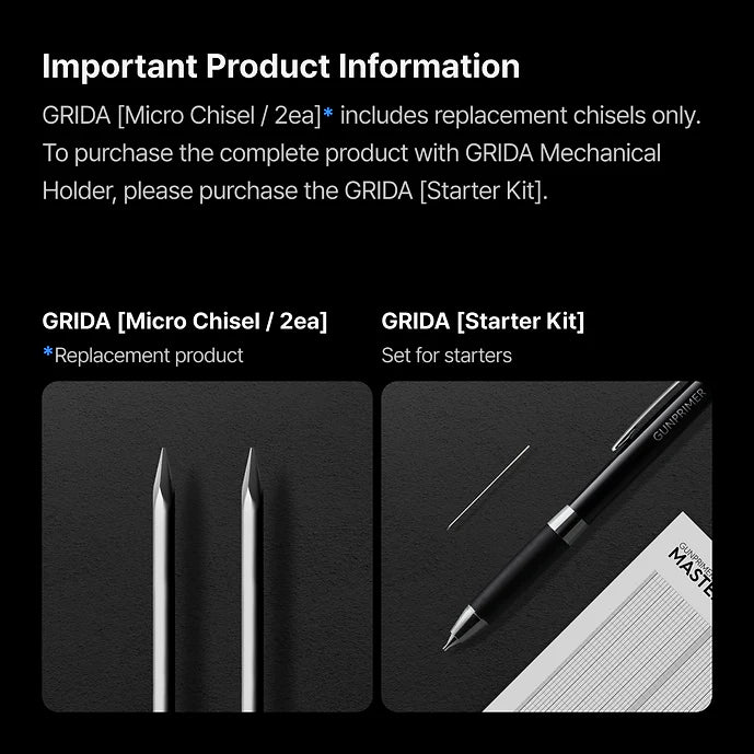 Gunprimer Grida Micro Chisel (Qty: 2 ea) G05-MC1